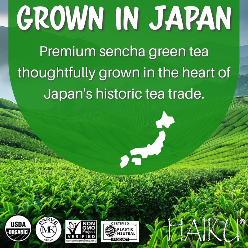 Haiku Organic Japanese Sencha Green Tea - Image 3